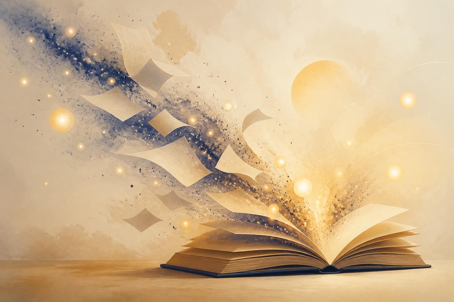 Pages dissolving into knowledge particles